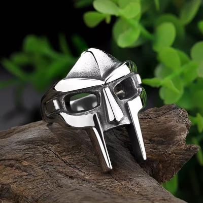 China FASHIONABLE Retro Pharaoh Stainless Steel Egyptian Ring Men's Personality Jewelry Titanium Steel Ring for sale