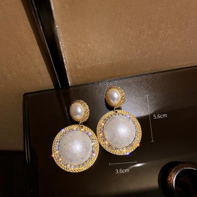 China TRENDY High Sense Earrings French Pearl Earrings For Women South Korea Fashion 2021 New for sale