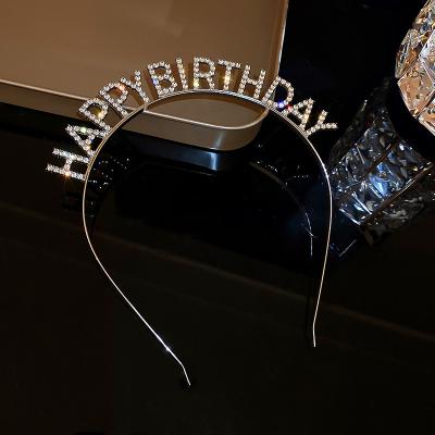 China Japan and South Korea HappyBirthday with diamond-encrusted headband fashion party stunning fairy hair pins hair accessories for sale