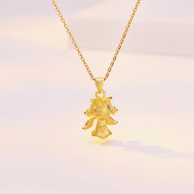 China Beautiful Lady Ornaments Matching Pendant Angel Girl Necklace Cute Japanese Style Women's Jewelry New Spring Trendy Korean Copper Summer for sale