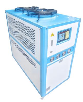 Chine Easy to Operate 10KW 10HP Small AC Chiller Fan Motor Shoe Machines Water Chiller for Printing Shops à vendre