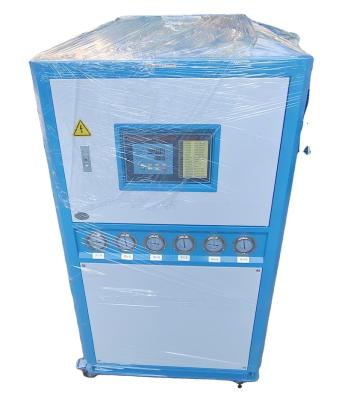 Κίνα Easy to Operate 15HP 20KW Cold Shot Liquor Pond Counterflow Water Chiller for Machinery Repair Shops προς πώληση