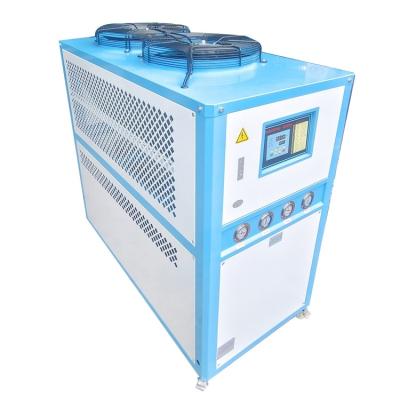 China High Quality 10KW meat Loop 10hp Air Cooled Water Chiller For Restaurant Te koop