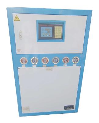 China Hot Sale 30KW Milk Machine 15HP Air Cooled Scroll Type Mini Heat Chiller For Fish Farm en venta