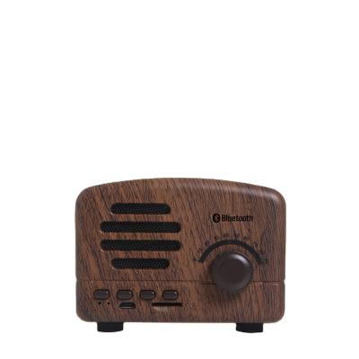 China Hot Selling AirPlay Vintage Multimedia Mini Retro Speaker Blue Small Tooth With Fm Radio for sale