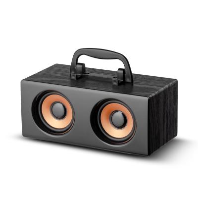 China Wholesale Portable Retro AirPlay Wireless Bass Speaker With Radio for sale