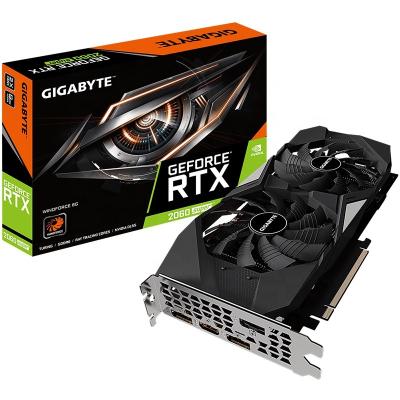 China GeForce RTX 2060 Desktop WINDFORCE OC 8G Super Gaming GPU 43M 125W GDDR6 Graphics Card 2060S For Gamers for sale