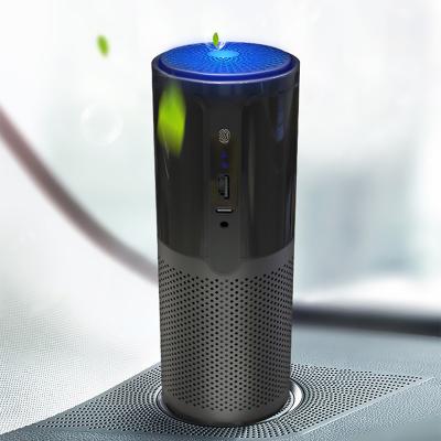 China Activated HEPA + carbon filter; Voolex Air Quality Sensor Customized Portable Air Purifier with HEPA and Activated Carbon Fresh Air Vehicle Air Purifier for sale