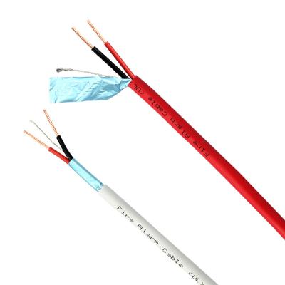 China Construction Tunnel Train Power Station Hotel 2 Core 14AWG Fire Alarm Cable Industrial Ground Solid Copper Security Cable for sale