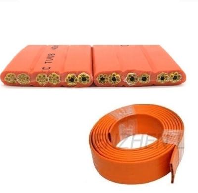 China Construction Premium Quality Flexible TVVBP Protected Travel Elevator Flat Cable For Construction Elevator for sale