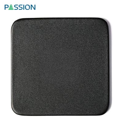 China Customized Viable PU Leather Coaster For Dining Table Cup Leather Coaster For Home Decor for sale