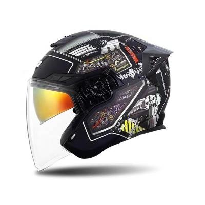 China Beautiful Quality Assured Model Space Capsule Breathable Cool Safety Motorcycle Helmet for sale