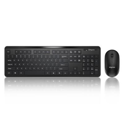 China Keyboa 1600 dpi mouse combo ultra thin factory direct sale 2.4G chocolate portable wireless keyboard mouse for office and home for sale