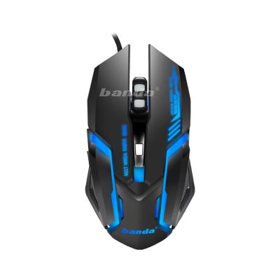 China Hot Selling Cheapest High DPI RGB Optical Gaming Computer Mouse Gamer 3600DPI USB Ergonomic Mouse Wired With Backlight for sale