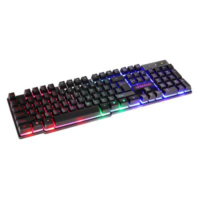 China Hot Selling Plug and Play Wired Multicolor Professional V3 USB Backlit Gaming Keyboard Computer Game Keyboard Gaming Competition for sale