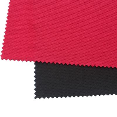 China High quality stain repellent fresh dry 130gsm birdeye knitted polyester fabric 100% polyester for sportswear for sale