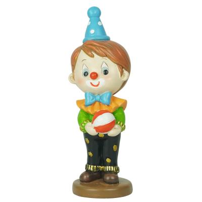 China Europe wholesale high quality home decor polyresin craft,resin clown figurine for sale