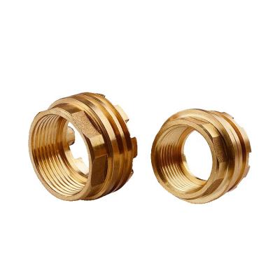 China Connect To Pipe Factory Direct Sale Female Thread Brass Pipe Fitting Reducing Insertion for sale