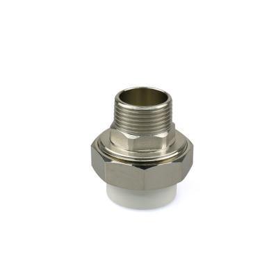 China Water supply system reducing round head ppr male / female threaded union pipe fittings for sale