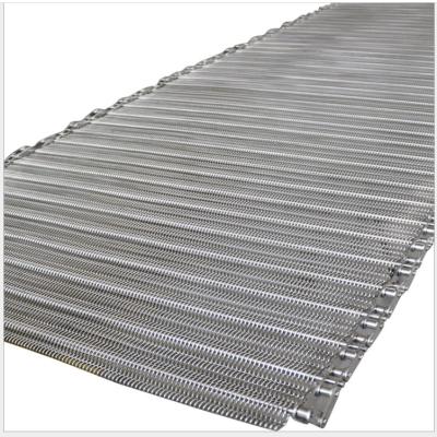 China Heat Resistance Cleaning Machine Stainless Steel Carbon Steel Wire Mesh Spiral Metal Conveyor Belt For Conveying Line for sale