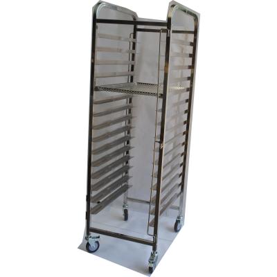 China Sustainable Professional Stainless Food Restaurant Supplies Durable Dish Racks Cooling Rack Trolley for sale