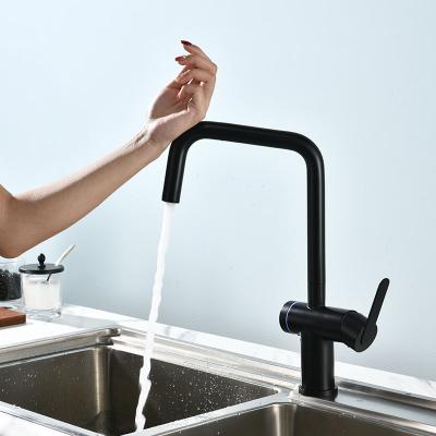 China Thermostatic Faucets Lower Water Faucet Sink Mixer Taps Sensor Touch Kitchen Faucet for sale