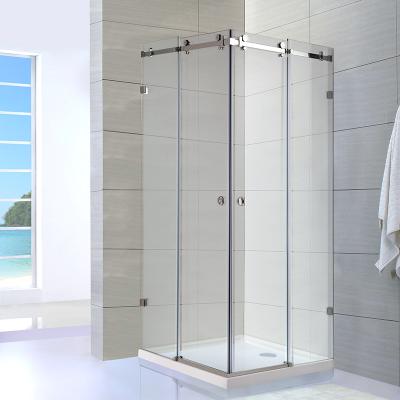 China Modern Straight Sliding Shower Doors 304SS Modern Shower Room Shower Enclosure for sale