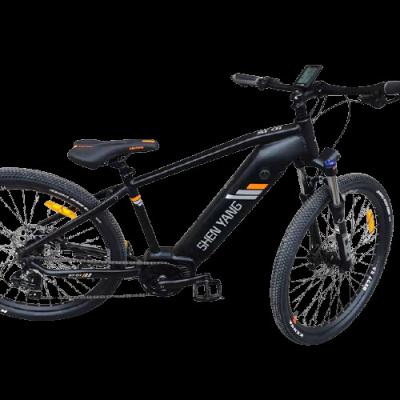 China New Motor 26inch Hidden Mountain Aluminum Magnesium Alloy Battery Mid Drive Electric Bicycles 36v 250w 350w 48v 500w for sale