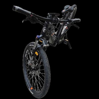 China 27.5 Aluminum Bike 27.5 Aluminum Hidden Electric Bike Hidden Mid Drive Suspension Electric Motor Battery Mountain Electric Bicycle for sale