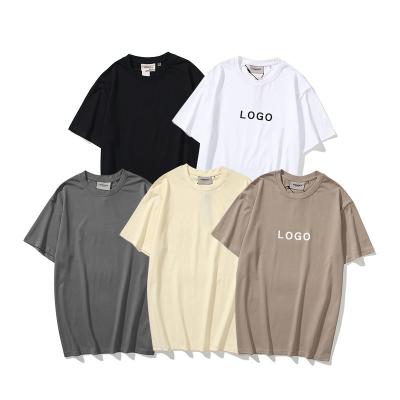 China Wholesale custom QUICK DRY logo men's casual t-shirt plus size solid color short sleeve in summer for sale