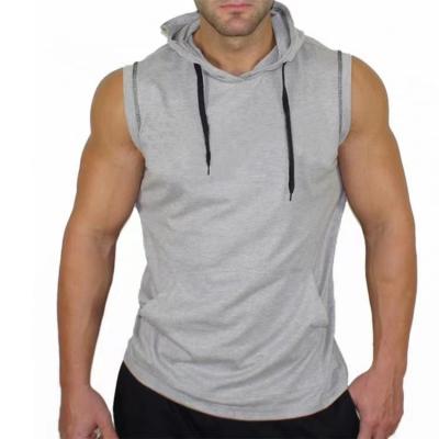 China Breathable Liftwear Sleeveless Shirt With Brand Gyms Clothing Mens Bodybuilding Stringer Tank Tops Hoody Singlets for sale