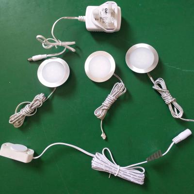 China 2018 Modern Cheap Aluminum LED Cabinet Light Furniture Hotsale 12VAC/DC Set Under Cabinet Light for sale