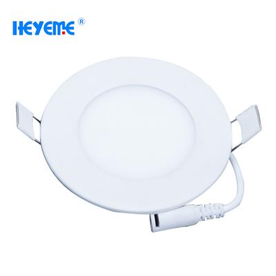 China Ultra Thin Recessed Desk 4inch LED Disc Light For Ceiling Light Round Panel Light for sale