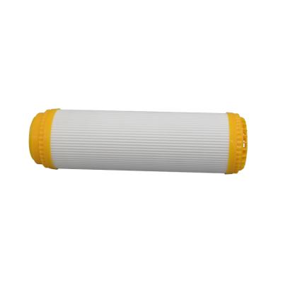 China Hotels 20 Inch 0.5 Micron High Flow Softener Resin Membrane Refillable Filter Cartridge for sale