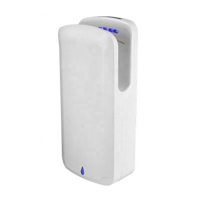 China ASIALEO Hotel Hand Dryer Prices Hepa Air Jet Hand Dryer With Uv Quick Dry Plastic White Automatic Light for sale