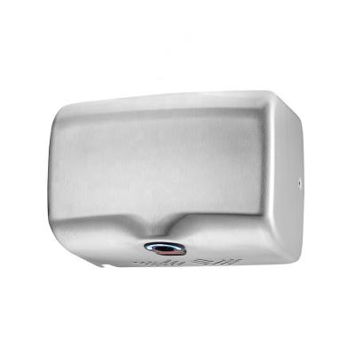 China Hotel ASIALEO Sanitation Equipment SS End Motor High Speed ​​Automatic Electric Sensor LED Hand Dryer for sale