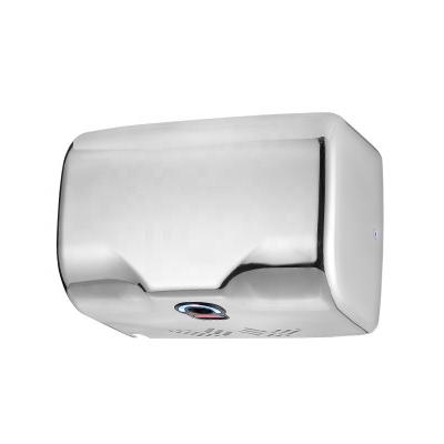 China Hotel ASIALEO Illuminated Wall Mounted Electric Automatic Hand Dryer Stainless Steel Washroom Hand Dryers for sale