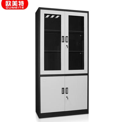 China Glass Door (Other) Office Furniture Adjustable Steel Metal Filing Cabinet for sale