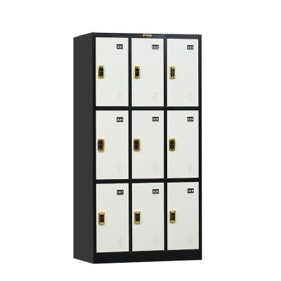 China Modern Factory Metal Clothing Wardrobe Cabinet Steel Clothes Locker for sale