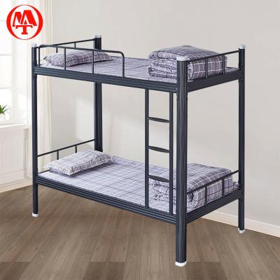 China No Screws Heavy Duty Steel Bunk Bed And Mattress Metal Bunk Bed Twin Over Double Deck Twin View for sale