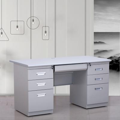 China 6 Drawer Metal Convertible Desk With Drawers Desk With Storage Study Table With Drawers for sale