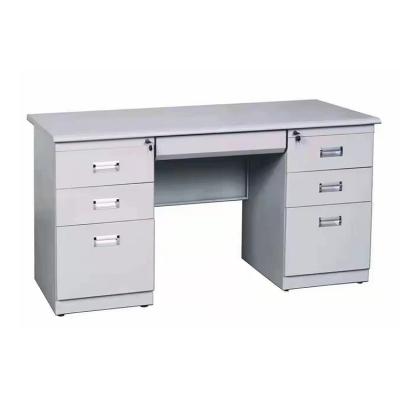 China Custom Office Convertible Metal Home Office Desk with Storage Office Storage Steel Pen Case for sale