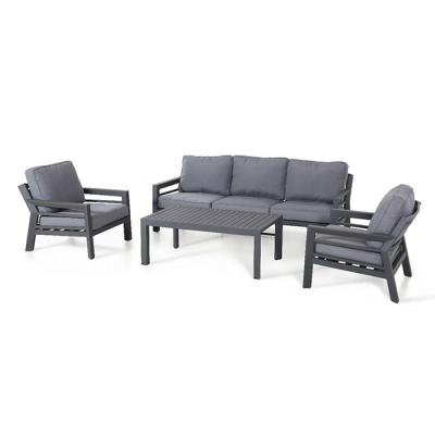 China YASN HYTZ097 Modern Custom Made Patio Garden Furniture Set Cushion Outdoor Modular Lounge Couch Sofa Set for sale