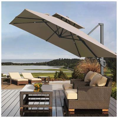 China YASN TYS016 Garden Umbrella Modern Giant Cantilever Garden Umbrella Outdoor Patio Umbrellas for sale