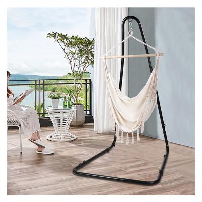 China Durable YASN DY005 Garden Swing Chair Outdoor Patio Swing Hanging Hammock Chair Stand with Stand for sale