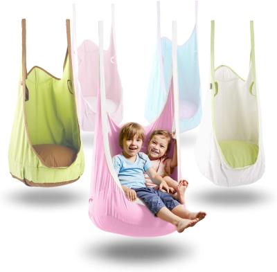 China YASN YEDC004 Soft Pink Cotton Portable 100% Camping Swings Wholesale Baby Hammock for sale