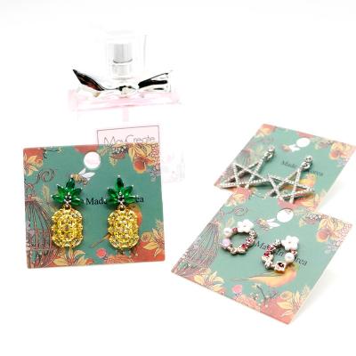 China Reusable Custom High Quality Earring Card Necklace Card With Your Logo for sale