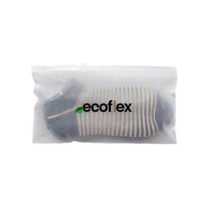 China BIODEGRADABLE Reuse Bags Zip Lock Frosted Socks Underwear Packaging Small Platic Bag for sale