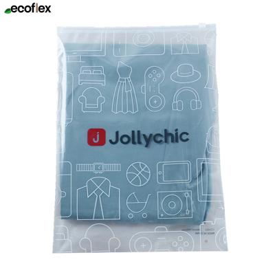 China Factory Sale Disposable Zipper Lock Custom Plastic Zipper Bag For Clothing for sale