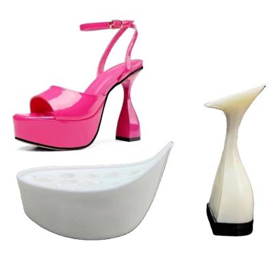 China ABS sole high shoe making heel and platform front part for sale